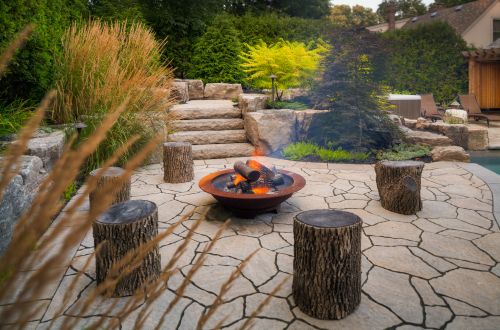 Fire pit area